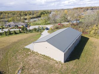 Wiseline Metal Roof, Metal Siding and Complete Structure Installed by Upright Construction Inc. based in Elgin County Ontario.