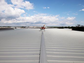 Wiseline Standing Seam Metal Roof Installed by Upright Construction Inc. based in Elgin County Ontario.