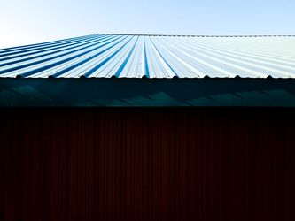 Wiseline Tuff Rib Metal Roof Installed by Upright Construction Inc. based in Elgin County Ontario.