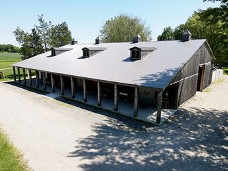 Wiseline Tuff Rib Metal Roof Installed by Upright Construction Inc. based in Elgin County Ontario.
