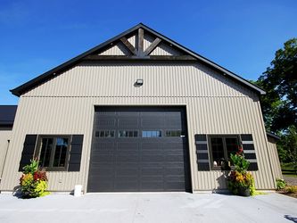 Wiseline Tuff Rib Metal Roof and Diamond Rib Metal Siding Installed by Upright Construction Inc. based in Elgin County Ontario.